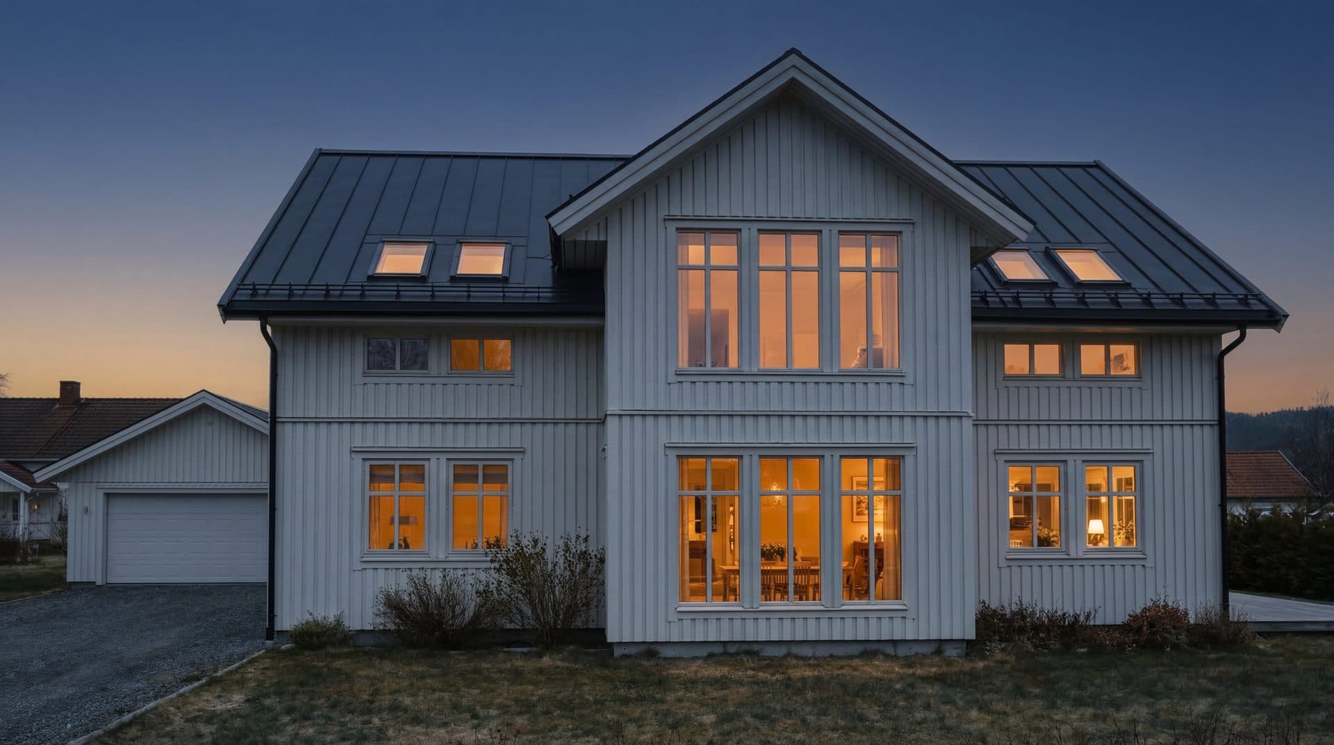 front, Evening